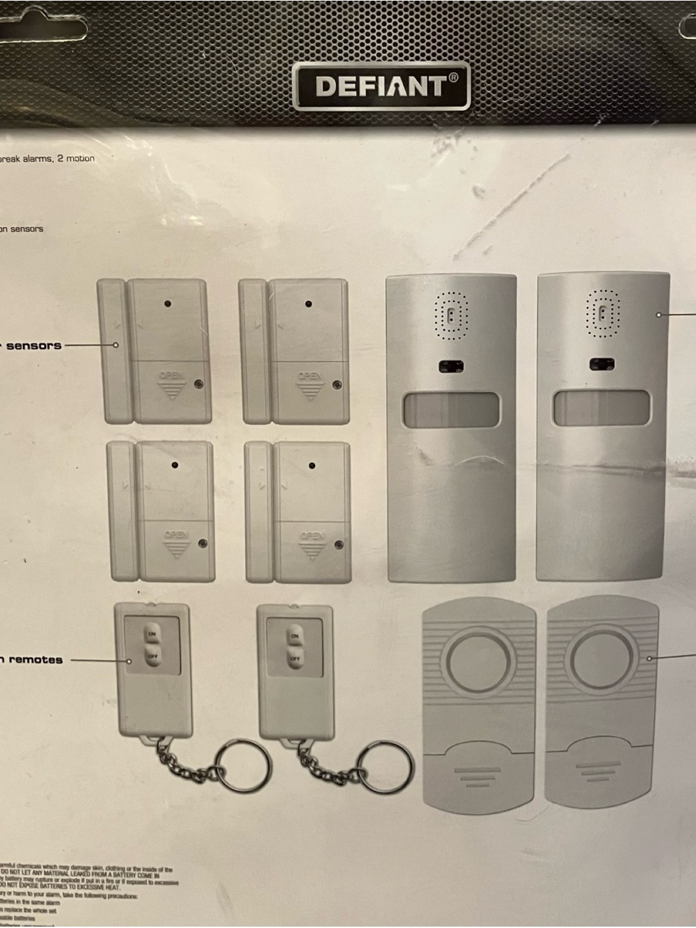 Wireless Home Protection System Kit - White Complete Set - Picture 8 of 10